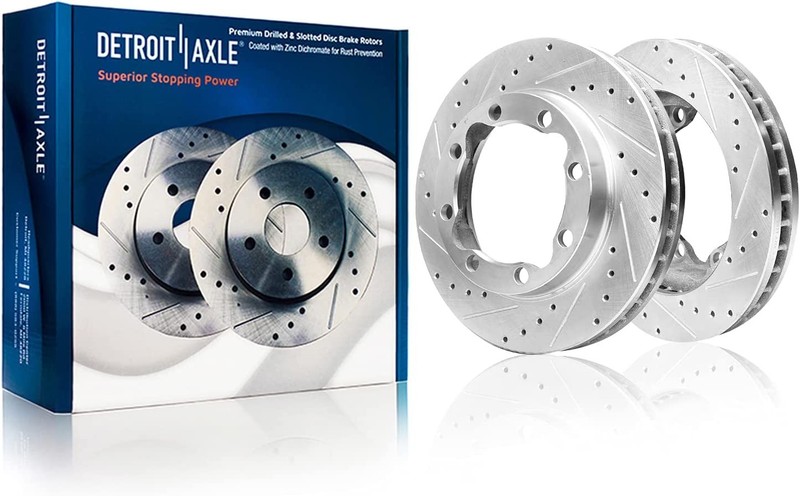 4WD 8-Lug Front Brake Rotors for 1990-2000 Chevrolet K3500