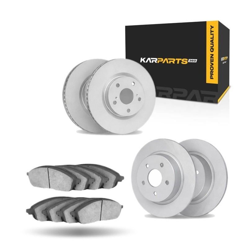 For Mercury Mountaineer 1997-2001 Brake Rotors Set Front And Rear | Plain Style