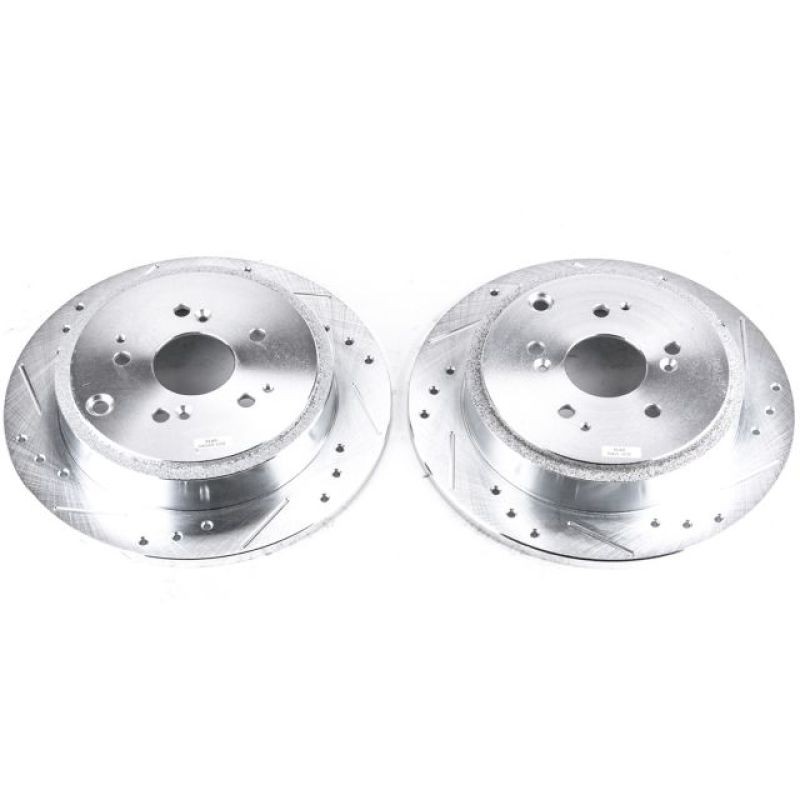 Power Stop JBR960XPR Evolution Drilled & Slotted Rotors for Acura MDX & Honda
