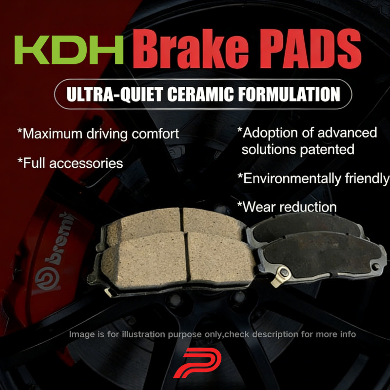1 Pair Rear Brembo Disc Rotors+KDH Brake Pads for Lexus RX MHU38 U30 03-08 288mm gallery