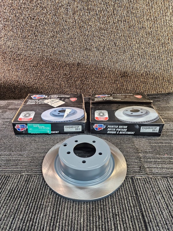 (QTY 2) For Jeep Patriot Compass, MitsubishiLancer Front Brake Rotor YH245331P