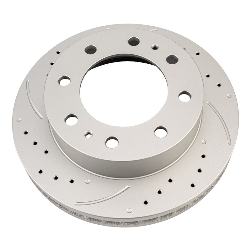 2x Front Drilled Slotted Rotors For Chevy Silverado 2500 HD GMC Sierra 2500 HD gallery