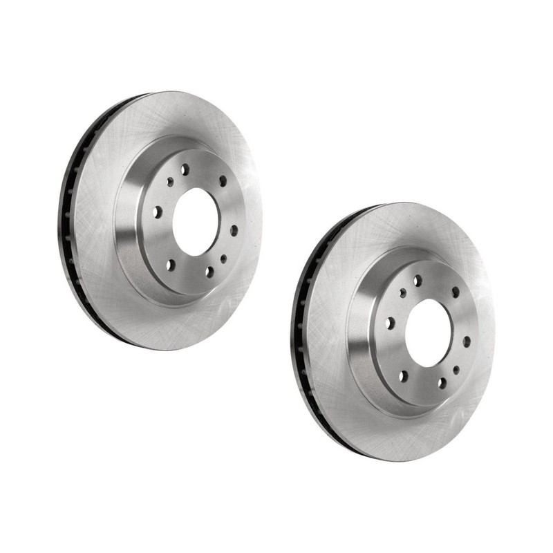 For GMC Envoy 2002-2005 Brake Discs | Front | 2-Wheel Set | Cast Iron | Natural