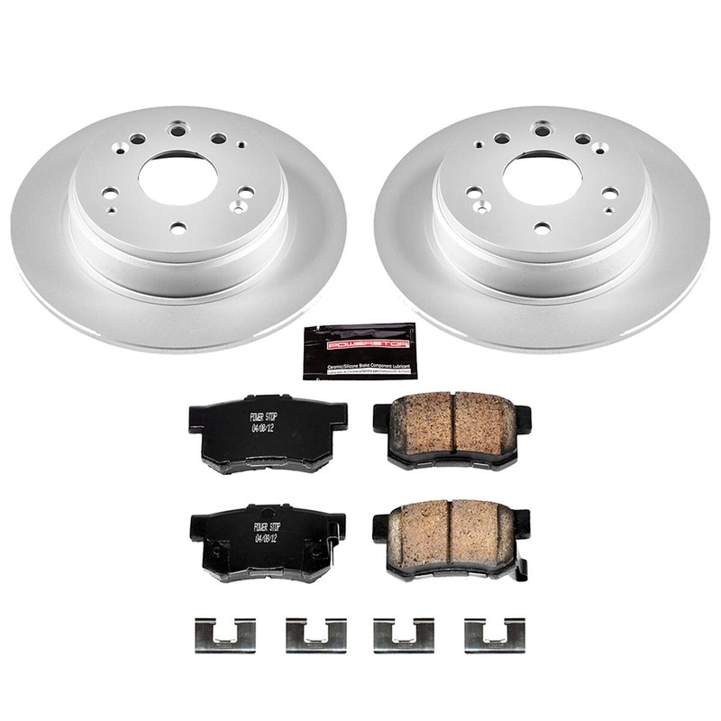 CRK2308 Powerstop Brake Disc and Pad Kits 2-Wheel Set Rear for Acura TL 99-2003 gallery