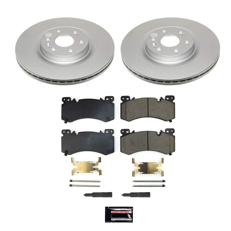 Powerstop Front 410mm Discs Pads Sensor Kit for 23-24 Silverado 1500 21-24 Tahoe gallery