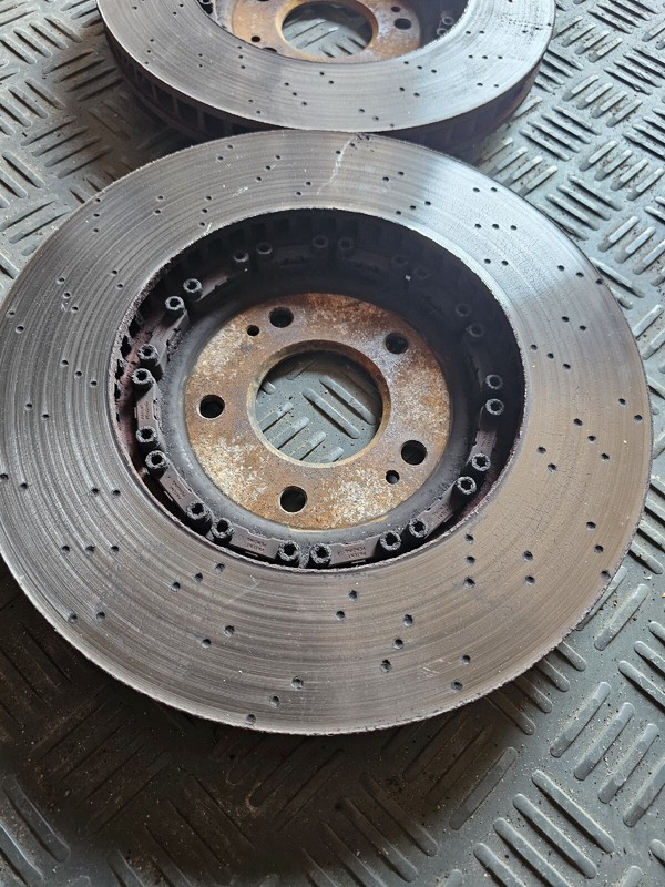 Mitsubishi Evo 4-9 Performance Friction brake discs front 2 piece floating gallery
