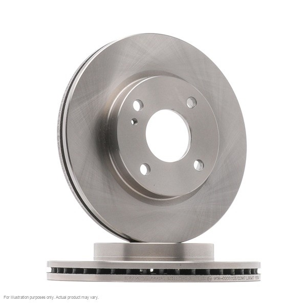2x APEC Front Brake Discs for FORD FIESTA VI 2008-18 258mm Vented SDK6113 gallery