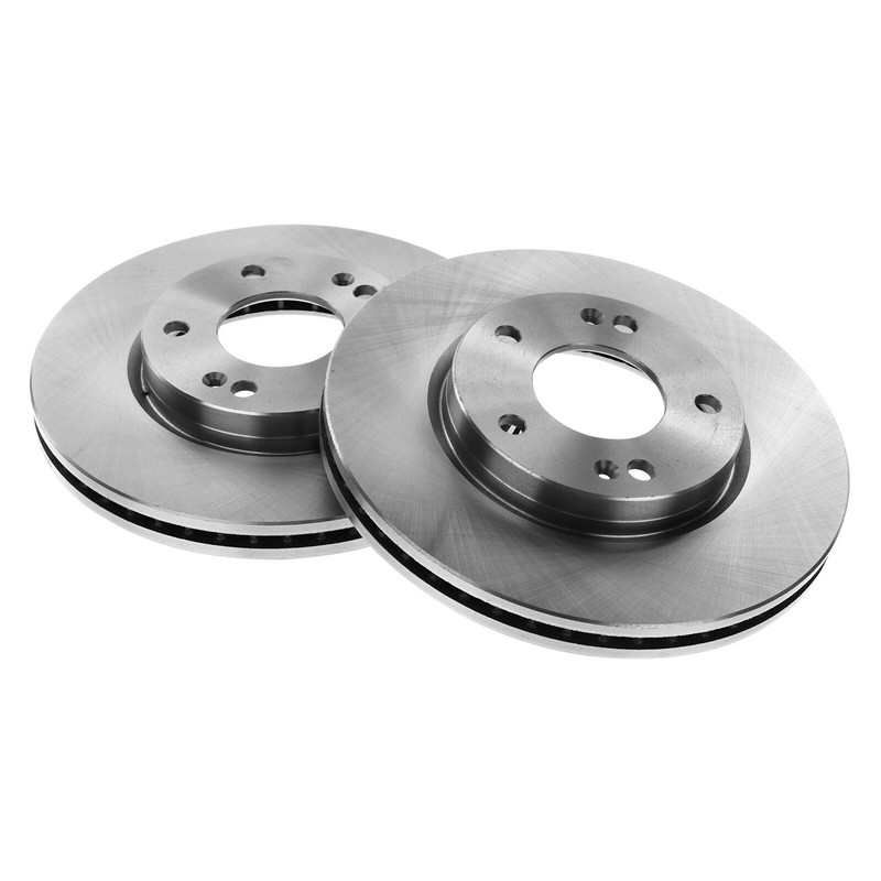 Front Side Disc Brake Rotors & Ceramic Brake Pads for Hyundai Santa Fe 2001-2006 gallery