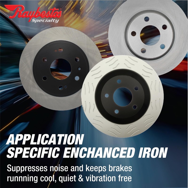 Raybestos Specialty Street Performance Automotive Replacement Rear Brake Rotor gallery