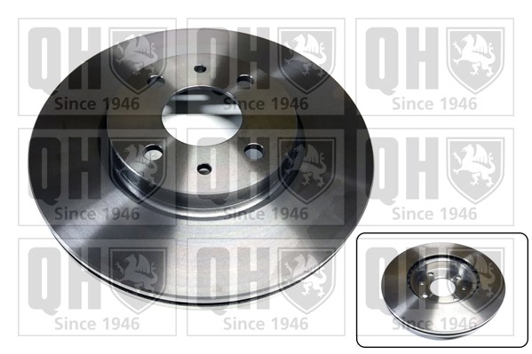 2x Brake Discs Pair Vented fits CITROEN NEMO AA 1.3D Front 2010 on 257mm Set QH gallery