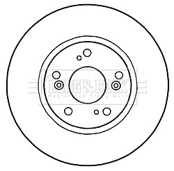 Fits Honda Accord 2003-2008 2.0 2.2 TDi Baxter Front Brake Disc #2 45251TA0A01 gallery