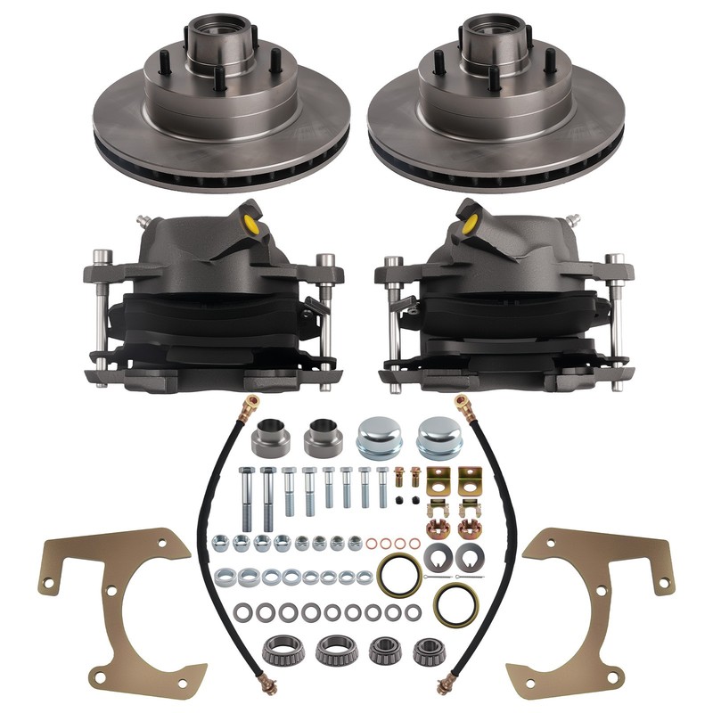 Front Brake Conversion Kit for Chevy GMC Half-Ton Pickup 1947-1959 5x4.75" Bolt gallery
