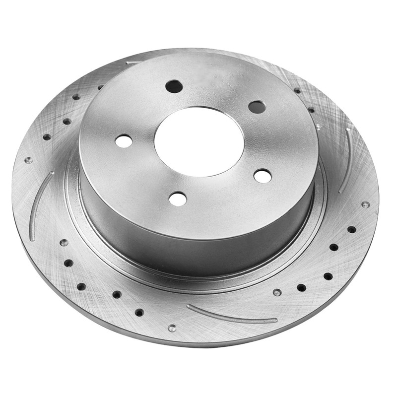 262mm Rear Drilled Rotors Ceramic Brake Pads for Jeep Sebring Compass Patriot gallery
