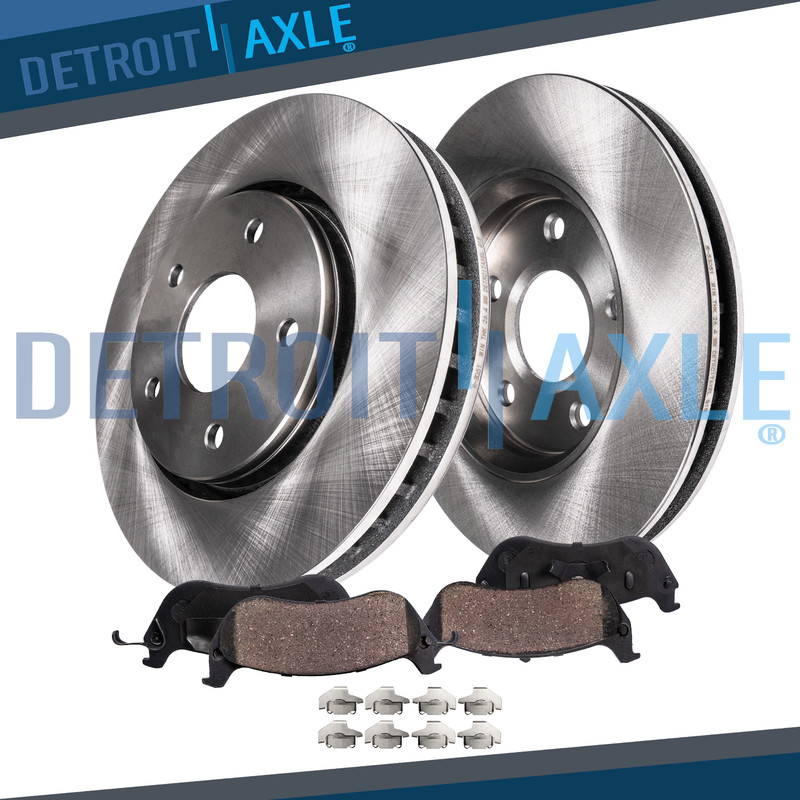 Front Brake Rotor Ceramic Pad for 1993 – 1997 1998 Grand Cherokee XJ Wrangler