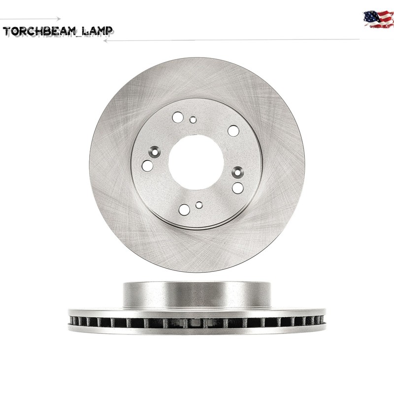 Front Disc Brake Rotors For 2013-2015 Acura ILX Hybrid / 2012-2015 Honda Civic