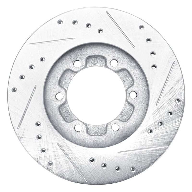 For Isuzu Rodeo 91-94 Brake Rotor eLINE Drilled & Slotted 1-Piece Front Driver gallery