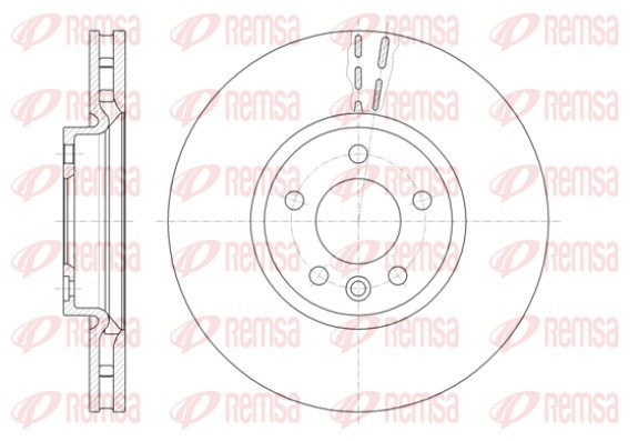Remsa 61420.10 Brake Disc for VW