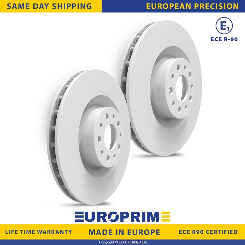 12.01 inch Front Disc Brake Rotors Set for 2014-2020 Fiat 500L Replacement