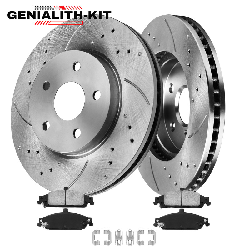 For Chevy Malibu Alero Cutlass Grand Am Front Disc Brake Rotors Ceramic Pads