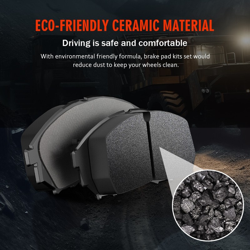 Rear Drilled Disc Rotors Ceramic Brake Pads for Jeep Cherokee 2014 2015-2022 gallery