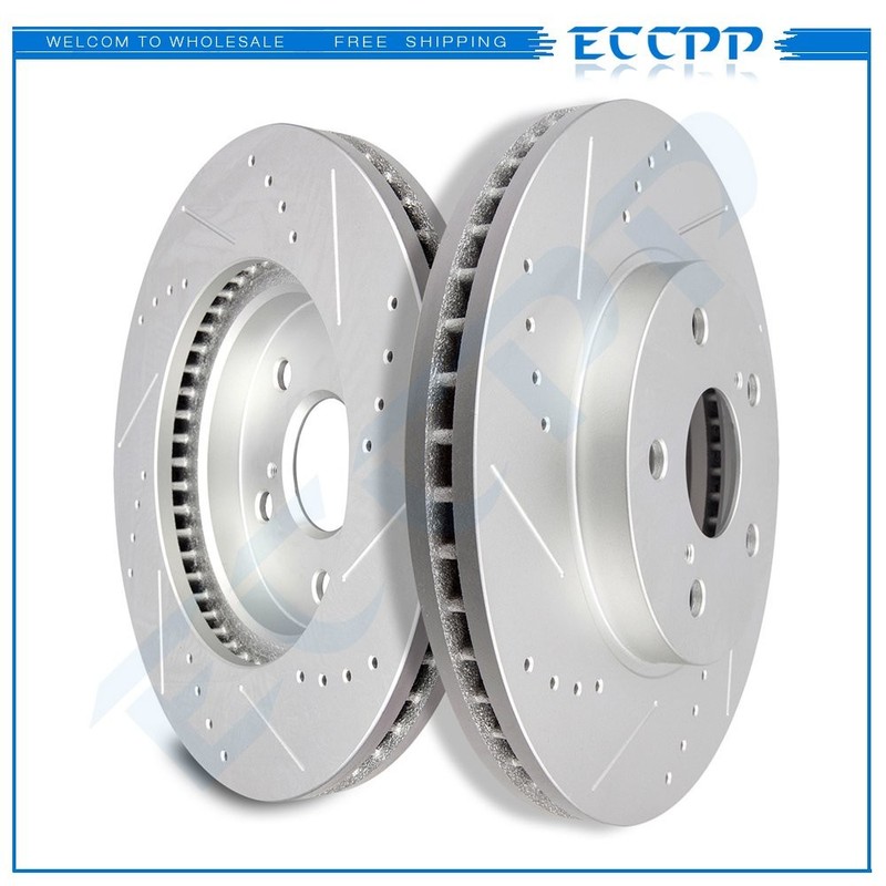 2X Front Brake Discs Rotors For 2006 2007 2008 2009 2010 -2015 Lexus Lexus IS250
