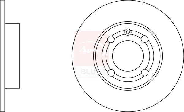 2x Brake Discs Pair Solid fits SEAT AROSA 6H 1.4 Rear 00 to 04 232mm Set Quality