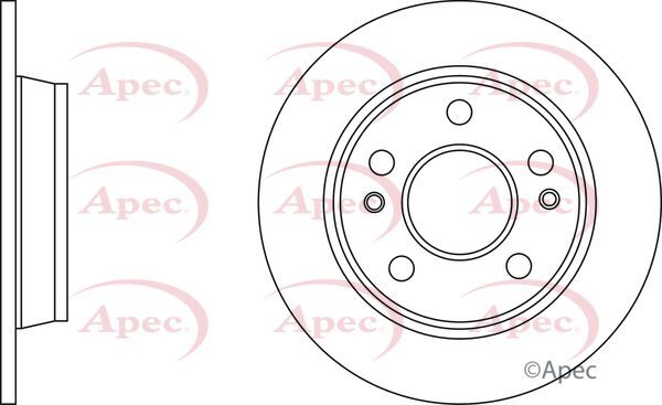 Brake Discs Pair Rear FOR HYUNDAI i30 131bhp 1.6 14->ON CHOICE2/2 Petrol Apec gallery