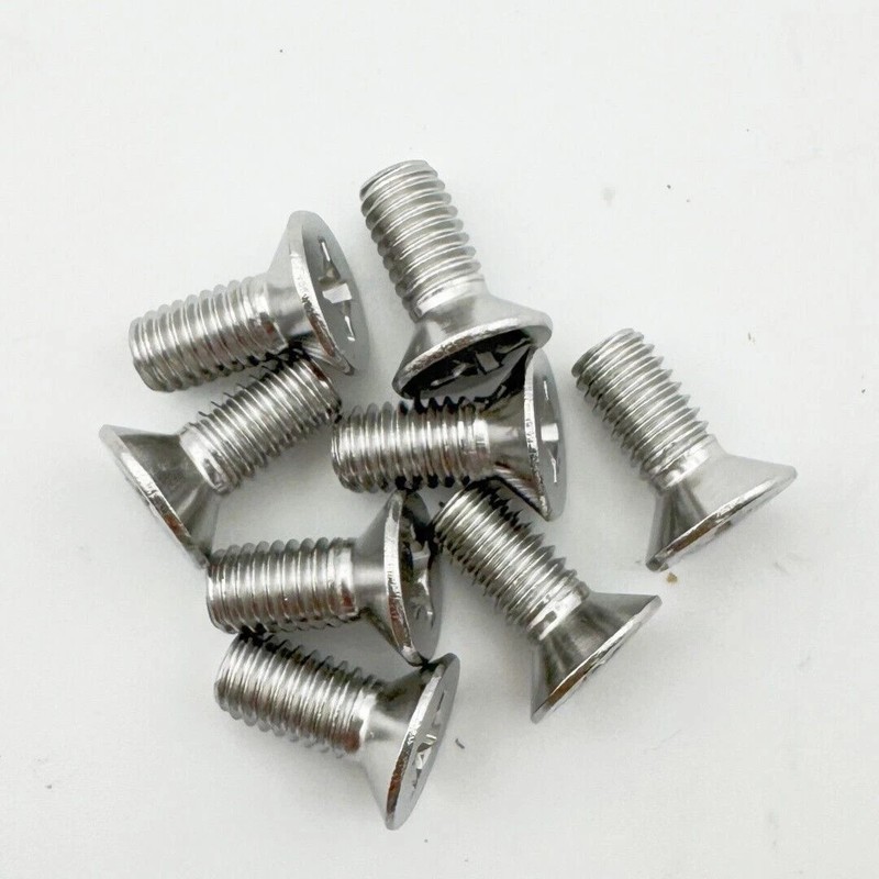 93600-06014-0H For Honda Accord Civic 8pcs Brake Disc Rotor Bolts Screws Replace