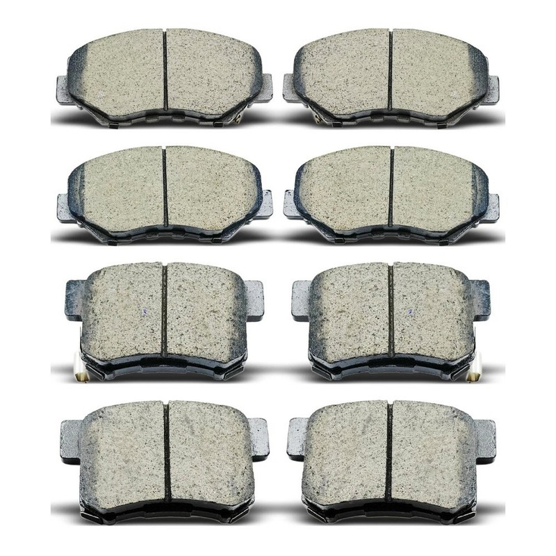 8PCS Front and Rear Ceramic Brake Pads for 2005 2006 2012 – 2016 Honda CR-V