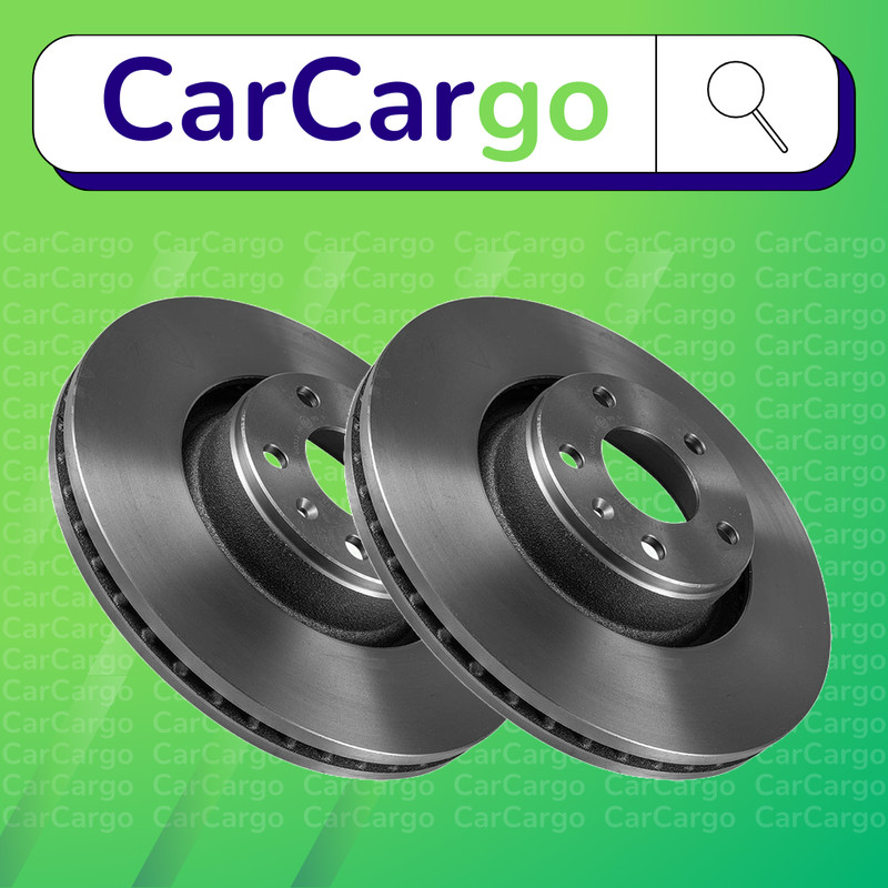 Premium Vented Front Brake Discs Audi A6 3.2 FSI quattro 2004-2008 321 mm
