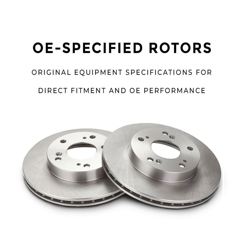 Front Brake Rotors & Pads for 2013-2019 Ford Police Interceptor Sedan gallery