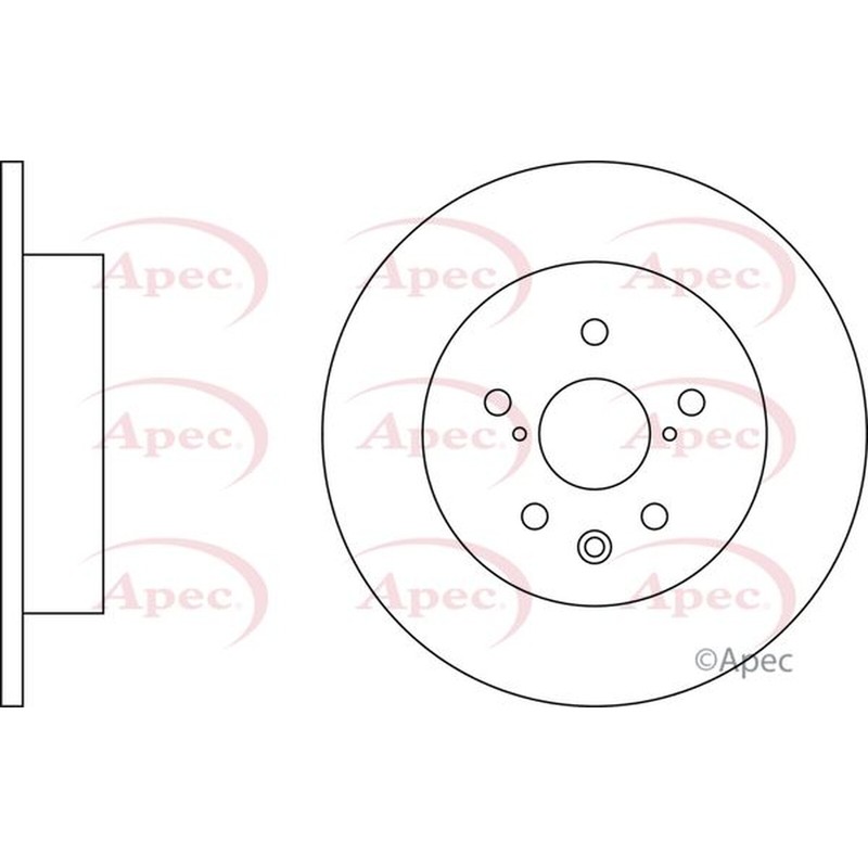 Apec Rear Brake Disc DSK3039 – OE High Quality Precision Engineered Part