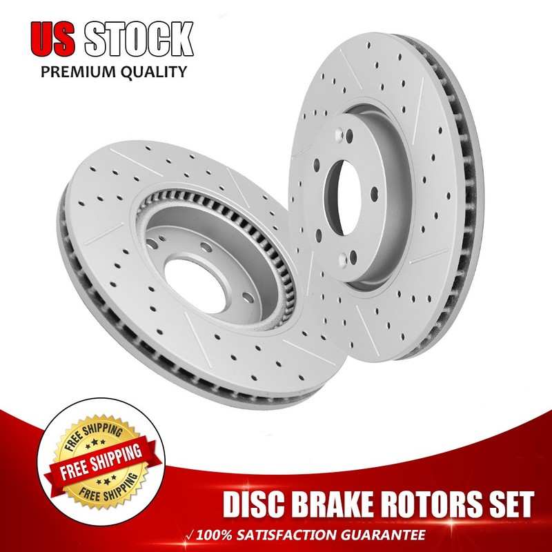 Front Brake Rotors For Sonata Tucson Veloster Kia Forte Optima Rondo Sportage