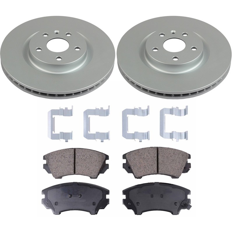 KIT-090221-186 Sure Stop Brake Disc and Pad Kits 2-Wheel Set Front for Chevy