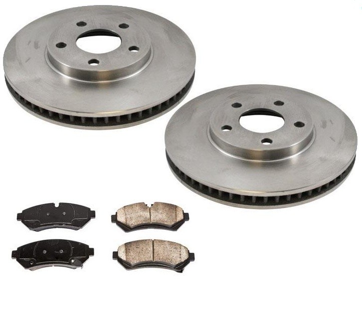 for 1998-2002 Seville STS SLS Front Brake Rotors & Pads 3pc Kit
