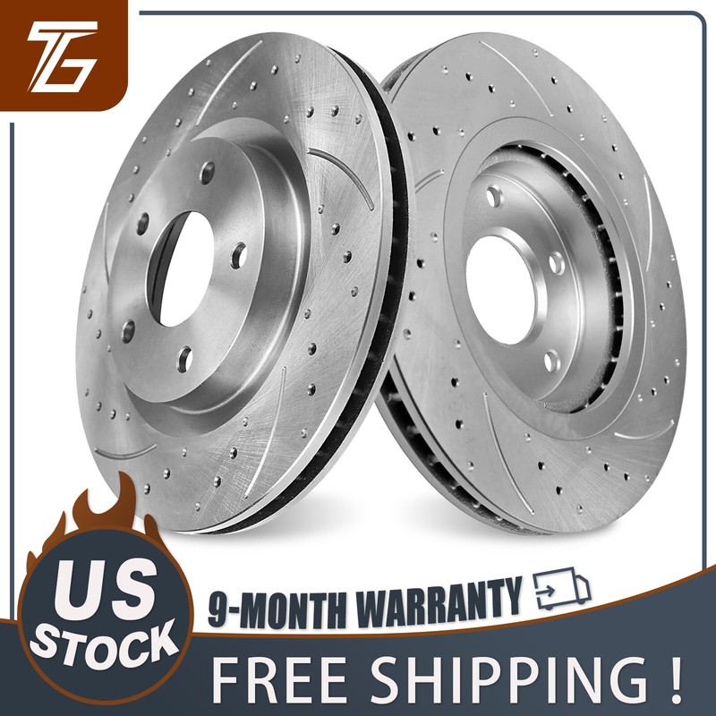 Front Drilled Disc Brake Rotors for 2007 – 2012 Sentra 2014 – 2015 Rogue Select