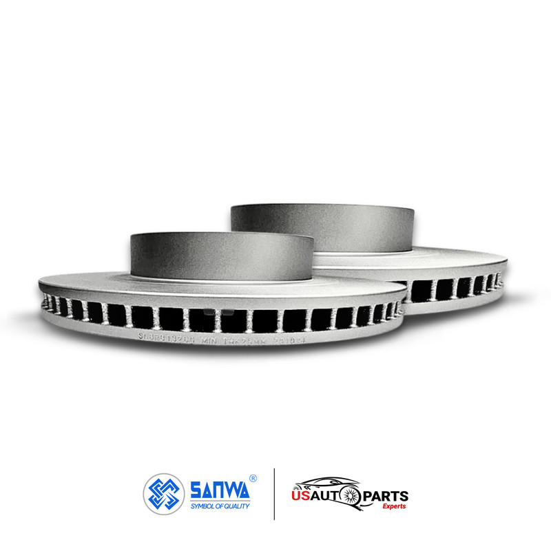 SET OF 2 FRONT BRAKE ROTOR VENTED & GEOMET COATED 338 mm FOR LEXUS 4RUNNER 03-09 gallery