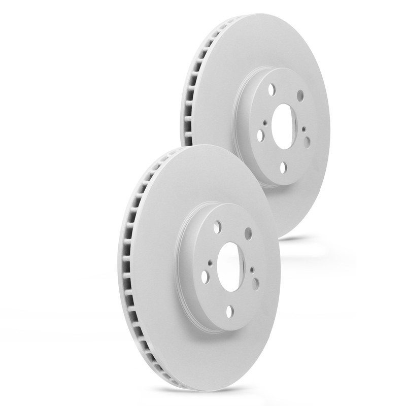 New 2 PCS Front Coated Vented Disc Brake Rotor Fits Scion tC gallery