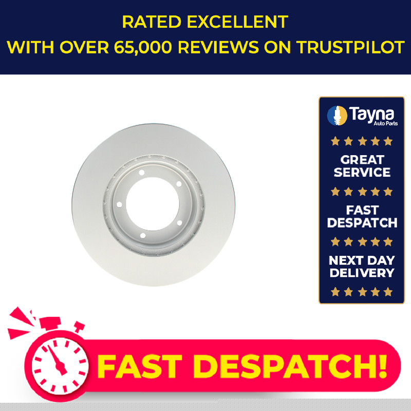 2x Brake Discs Pair Vented fits LAND ROVER DEFENDER L316 3.9 Front 98 to 01 37L