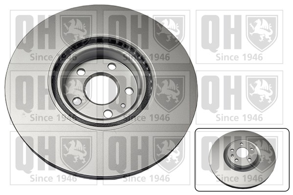 2x Brake Discs Pair Vented Front 345mm BDC6177 Quinton Hazell Set 31400568 New gallery