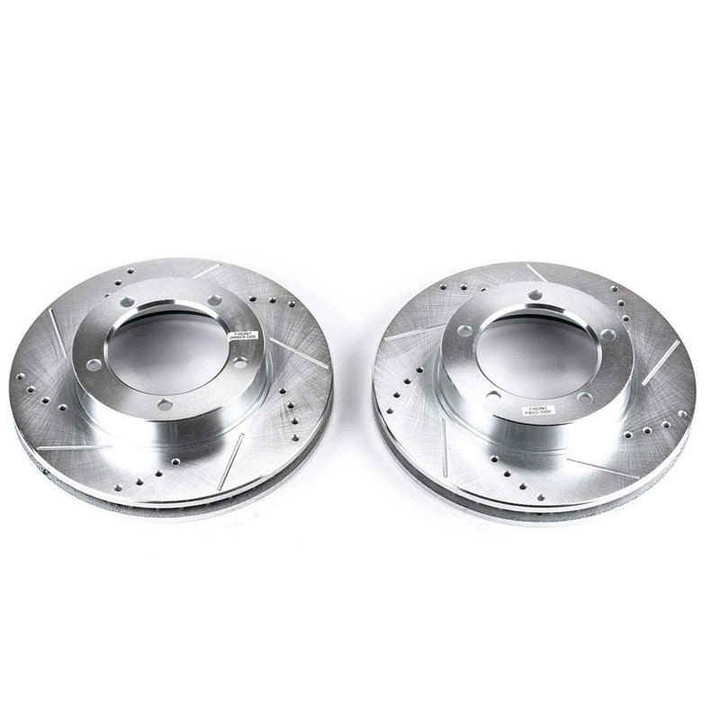 PowerStop Disc Brake Rotor Set – Fits Lexus LX470 1998-2007, Toyota Land Cruiser