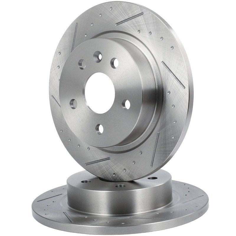 Drill & Solt Fits Chevrolet For Sonic 2013 2014 2015 2016 Rear Brake Rotors 2X gallery
