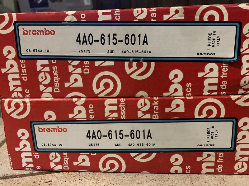 Brembo 4A0-615-601A 08.5743.10 Disc Brake Rotor MADE IN ITALY gallery