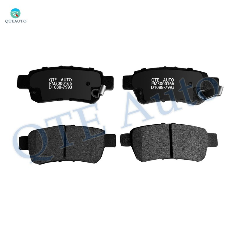 6 Rear 313mm Brake Disc Rotors-Ceramic Brake Pad Kit For 2005-2010 Honda Odyssey gallery