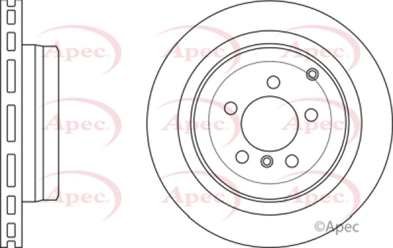Fits Land Rover Range 2002-2012 3.0 D 3.6 4.2 4.4 Brake Disc Rear Apec LR031844 gallery