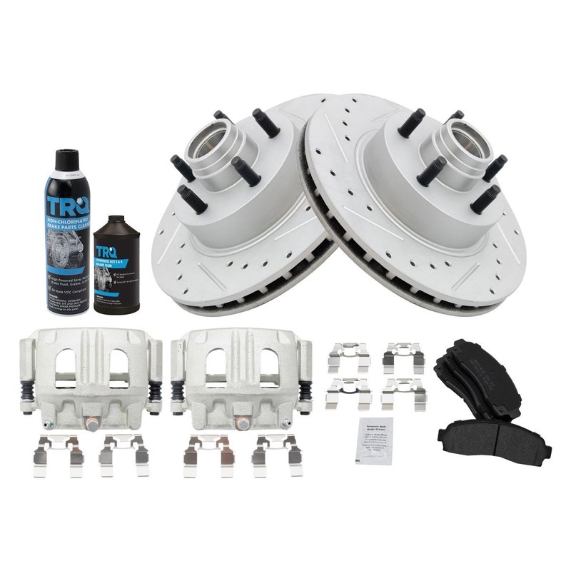 TRQ Performance Front Brake Pad & Rotor Kit Fits 03-11 Ford Ranger gallery