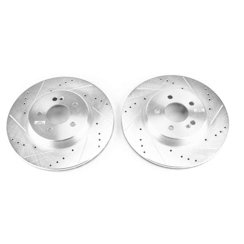 Power Stop Evolution Drilled & Slotted Rotors for Mercedes-Benz GLC & C43 AMG gallery