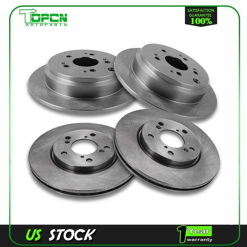 Brake Rotors Fits 2005-2010 Honda Odyssey 3.5L V6 Front And Rear 31368 31369