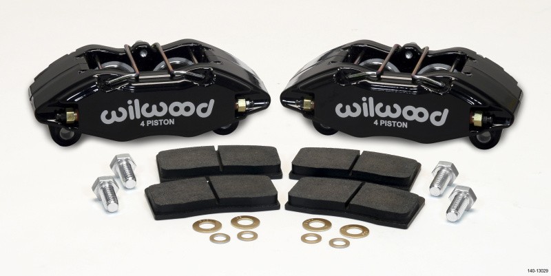 Wilwood DPHA Front Caliper & Pad Kit Black For Honda / Acura W/ 262mm OE Rotor