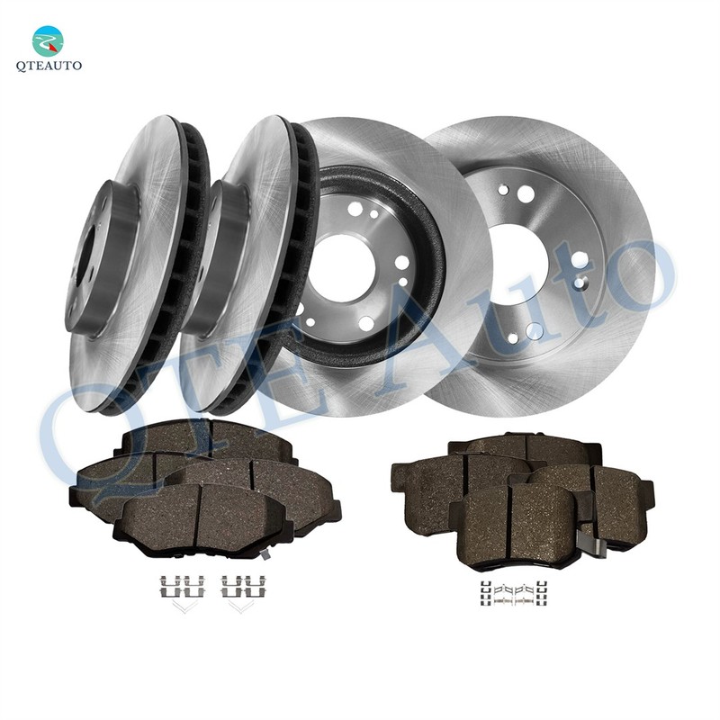 F 282-R 260 Brake Rotors-D958 7795-D537 7418 Brake Pad For 2013-2015 Honda Civic